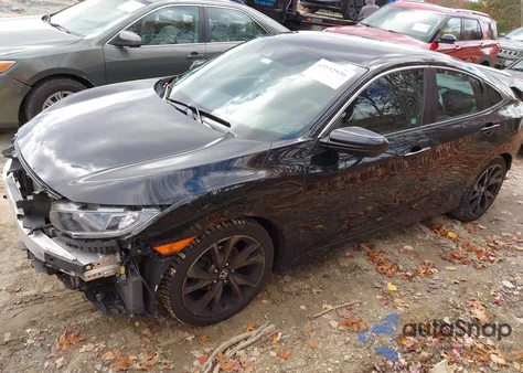 2019 Honda Civic Sport from USA, damaged, VIN 2HGFC2F86KH504725